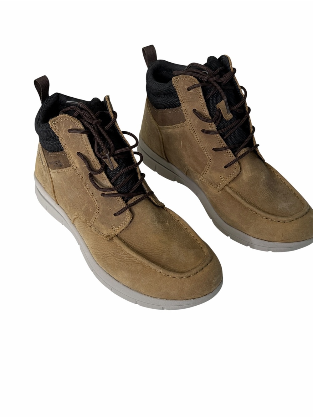 Wolverine Karlin Men's 14M Waterproof Leather Moc Toe Boots Gravel‎ W220025